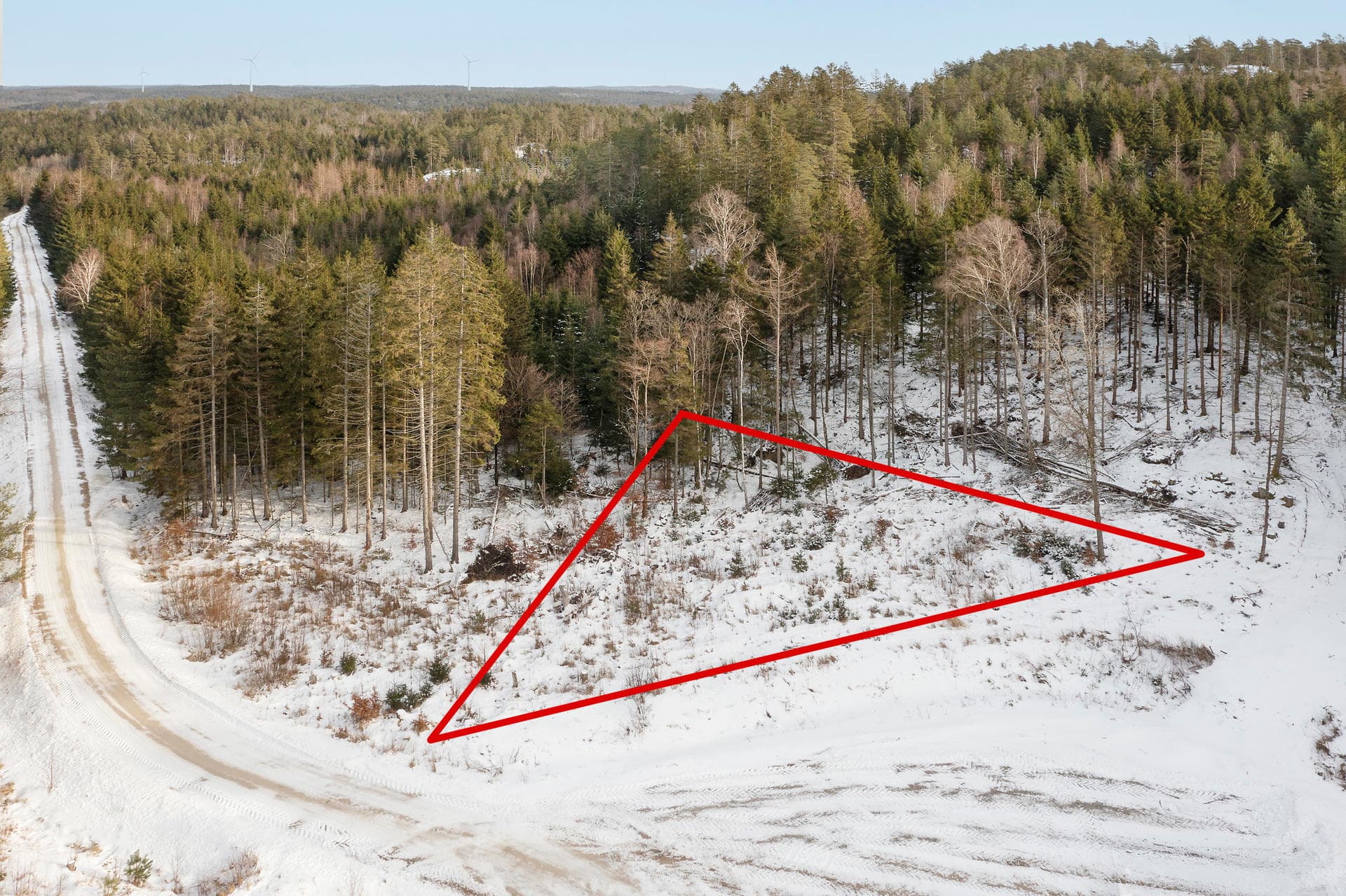 Blivande avstyckning från Granhogen 2:1